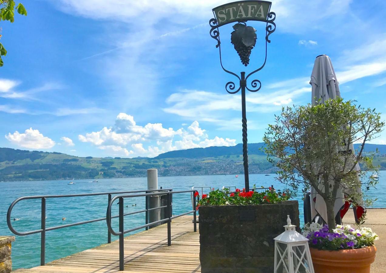 Gemutliche Ferienwohnung Zurichsee, Seeblick, Am Hafen Stafa Exterior photo